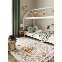benuta Kinderteppich Hana, rechteckig, Höhe: 11 mm, Kunstfaser, Berber, Ethno-Style, Wohnzimmer