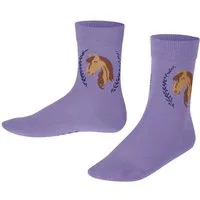 FALKE Socken Horse Socken mit weicher Baumwolle (1-Paar) mit weicher Baumwolle