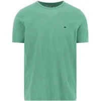 FYNCH-HATTON T-Shirt regular fit, unifarben, mit Logo Stickerei