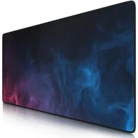 CSL Gaming Mauspad XXL Speed Mousepad 900 x 400 x 3 mm, große Tischunterlage, rutschfest, abwaschbar, Geschwindigkeit & Präzision, Farbiger Rauch
