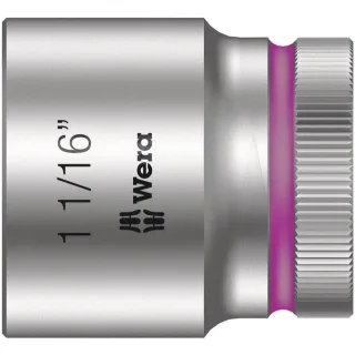 Wera 8790 HMC Zyklop-Steckschlüsseleinsatz mit 1/2"-Antrieb, zöllig Pink - 05003632001