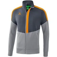 Erima Trainingsjacke Squad Worker grau/orange Herren