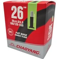 Chaoyang Fahrradschlauch 26 Zoll Fatbike Chaoyang Schlauch 26x4.0/4.90 100/120-559 AV Ventil, (1-St)
