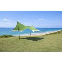 Leco Sonnensegel Festivalzelt Sandkasten Überdachung Tarp Zeltplane inkl. Tragetasche, 430/290 x 370 x 210 cm
