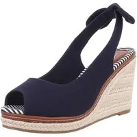 Ital-Design Stylische Wedges mit Komfort und Stil Peeptoepumps (89322674) Keilabsatz/Wedge Keilsandaletten in Dunkelblau