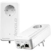 DEVOLO Devolo Giga Bridge Phoneline Netzwerkadapter 8949 EU IP-Bridge, Glasfa Reichweitenverstärker