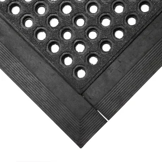 Fatigue-Step Grit Top Anti-Ermüdungsmatte mit Rutschhemmung R13 | Größe: 0.9 m x 0.9 m