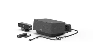 Logitech Logi Dock Focus Room Kit | 991-000452 | Kit für Videokonferenzen (Logitech BRIO Ultra HD Pro Webcam - Log