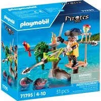 Playmobil® Pirat mit Balliste (71795), Playmobil Pirates Konstruktions-Spielset, (31 St)