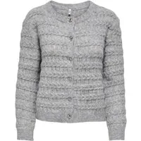 ONLY Strickjacke ONLCABALA LS CABEL CARDIGAN CC KNT Materialmix, regular fit