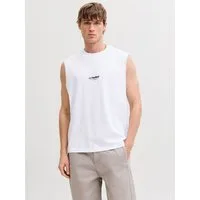 Jack & Jones Muscleshirt JJESOHO SLEEVELESS TEE SN mit Logobranding