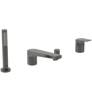 Ideal Standard Badearm. f.Wannenrand La Dolce Vita m.Auslauf m.Handbrause-Set Magnetic Grey, BD671A5 BD671A5
