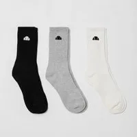 Ellesse Freizeitsocken 3er-Pack, aus Baumwolle, Polyester, Polyamid und Elasthan