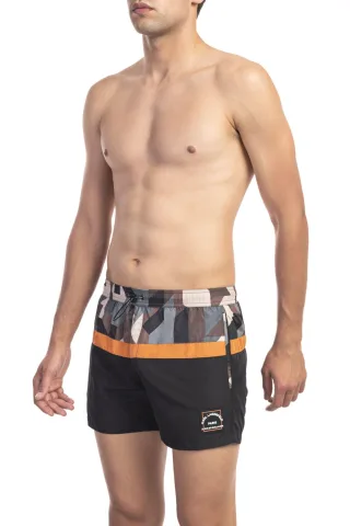 Karl Lagerfeld Badehose Kamo Herren Schwarz