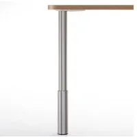 TopLine Tischbein Tischbein Studio 91,5-109,5cm Stützfuß Edelstahloptik höhenverstellbar