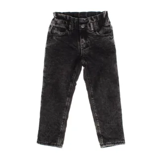 Fleece gefütterte Mom-Jeans 756139 Mädchen