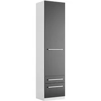 priess Kleiderschrank Schrank Garderobe Wäscheschrank Barcelona in 5 Breiten viel Stauraum, geräumige Schubkästen, mit Spiegel, MADE IN GERMANY