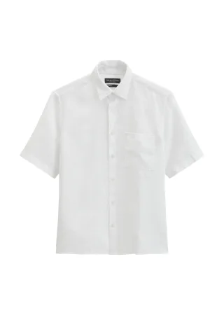 Marc OPolo Casual - Kurzarm-Hemd regular white - Gr. - 3XL