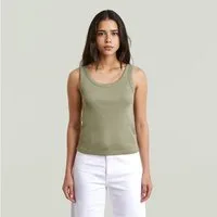 G-STAR Ripptanktop Slim Rib Tank wmn aus Baumwolle mit Stretch