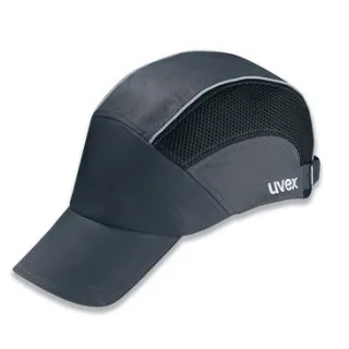uvex Anstoßkappe u-cap premium u-style mit langem Schirm - unisize grau/schwarz 52 cm - 64 cm - 9794310