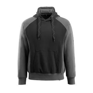 MASCOT Regensburg Kapuzensweatshirt UNIQUE Schwarz / Dunkelanthrazit L - 50572-963-0918-L