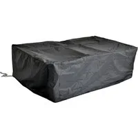 Feel2Home Gartenmöbel-Schutzhülle Schutzhülle 160x160x90 Schwarz Gartenmöbel Rattan Abdeckung Plane (Stück, 1-St., Premium Schutzhülle)