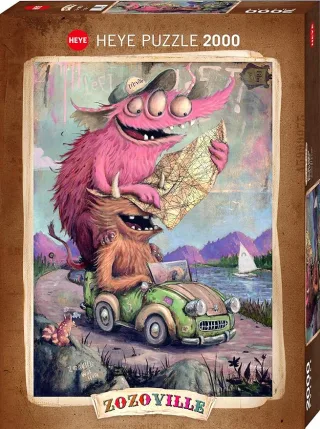 Heye Puzzle 29938 - Zozoville: Road Trippin [2.000 Teile]