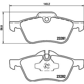 Hella Bremsbel?ge vorne Mini R50 R52 R53