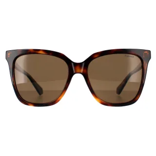 Polaroid Square Damen Havanna Bronze Polarisiert PLD 4155/S/X