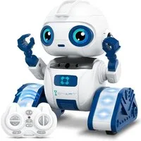 POPOLIC RC-Roboter Projektionsroboter mit Tanz- und Gesangsfunktion (Mit Lichtshow und interaktivem Spaß für Kinder), Kinderroboter, Perfektes Geschenk für Kinder