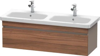 Duravit DuraStyle Waschtischunterbau wandhängend Nussbaum & Basalt Matt 1230x448x398 mm - DS63980794 DS639807943