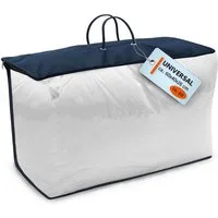 Bestlivings Aufbewahrungstasche für Bettwaren 60x40x26 cm, Faltbar für Bettdecken, Kopfkissen, Kopfkissen uvm. - Reißverschluss