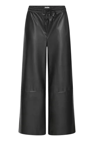 ICHI - Lederhose - Zoma schwarz - Gr. - XS