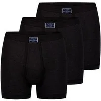 ESGE - Die Wäsche-Macher Retro Boxer 3er Pack - Feinripp Jeans (Spar-Set, 3-St) Retro Short / Pant - Baumwolle - mit Eingriff - Ohne Seitennähte
