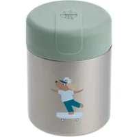 LÄSSIG Thermobehälter Tiny Team Dog, Edelstahl, Silikon, (1-tlg)