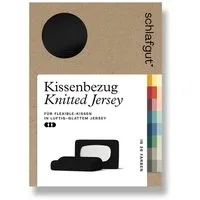 Schlafgut Kissenbezug Pure flexibler Kissenbezug für Nackenstützkissen, (1 Stück), Bio-Baumwolle mit Elasthan, mit Gummizug, bügelfrei