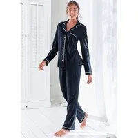 s.Oliver Pyjama (Set, 2 tlg) mit abgesetzten Paspel-Details
