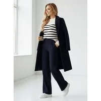 OriginalYou Schlupfhose Damen Schlupfhose Stoffhose moderne Freizeithose Stretchhose auch in größen Größen erhältlich