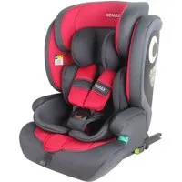 XOMAX Autokindersitz XOMAX LM238 anthrazit-rot ISOFIX Auto Kindersitz 9-36kg AUTOSITZ, ab: 15 Monaten, bis: 12 Jahre, (1-tlg), Für Kinder von 9Kg bis 36Kg (ca. 15 Monate - 12 Jahre)