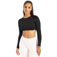 Smilodox Longsleeve Bethy, Seamless Cropped, elastisch & atmungsaktiv, kurzer Schnitt Bewegungsfreiheit, Trainingsshirt, strapazierfähig, Pilates Yoga Gym