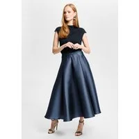 SWING Midirock - Faltenrock aus Twill