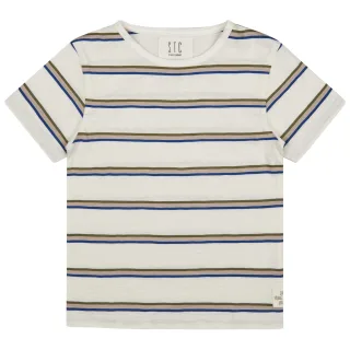 STACCATO - Kn.-T-Shirt, Streifen olive-str. - Gr. - 122