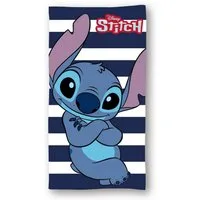 Lilo & Stitch Strandtuch 140x70 cm Badetuch Handtuch Mikrofaser Blau, (1-St)
