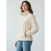 Blue Wave Fleecejacke Nele Damen Sherpafleecejacke Nele mit Stehkragen und Reißverschluss