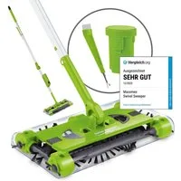 Swivel Sweeper Akkubesen G 2, 15 W, mit Beutel, mit Knickgelenk max. Flexibilität Boden Fliesen Laminat säubern