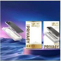 MORRENT Sichtschutzfolie Privacy Glas für iPhone 17 pro Blickschutz– Sichtschutz Panzerglas, (17-St), sichtschutz, mit hilfe rahmen,anti spy, 9hd
