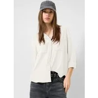 QS Langarmbluse Bluse Bluse mit Turn-up
