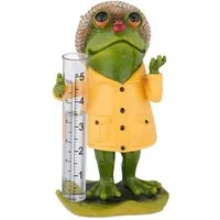 relaxdays Frosch Regenmesser