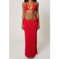 Moda Minx Sommerrock Scrunch Long (1-tlg) mit strukturiertem Scrunch-Material