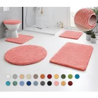 Kleine Wolke Badematte RELAX, Badvorleger, Badezimmer Teppich, Höhe 30 mm, rutschhemmend beschichtet, fußbodenheizungsgeeignet, Polyacryl, rechteckig, Badteppich, meliert, rechteckig, rund & als Set erhältlich